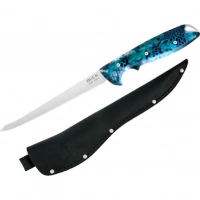 Филейный нож Buck 035 Abyss Fillet Knife Kryptek Neptune Camo 0035CMS34, сталь 420HC, рукоять пластик купить в Петрозаводске
