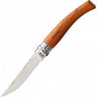 Нож складной филейный Opinel №8 VRI Folding Slim Bubinga, сталь Sandvik 12C27, рукоять из дерева бубинго, 000015 купить в Петрозаводске