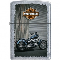 Зажигалка ZIPPO Harley-Davidson® Байк, с покрытием Street Chrome™, латунь/сталь, серебристая, 36x12x56 мм купить в Петрозаводске