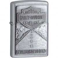 Зажигалка ZIPPO Harley-Davidson® Легенда, с покрытием Street Chrome™ купить в Петрозаводске