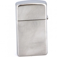 Зажигалка ZIPPO Slim® с покрытием Satin Chrome™, латунь/сталь, серебристая, матовая, 30х10×55 мм купить в Петрозаводске