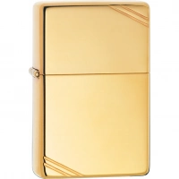 Зажигалка ZIPPO Vintage™ с покрытием High Polish Brass купить в Петрозаводске